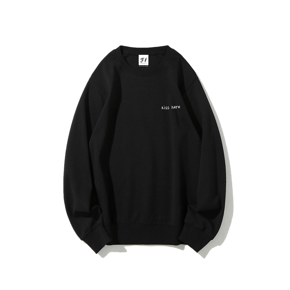Cotton Crew Neck Sweatshirt