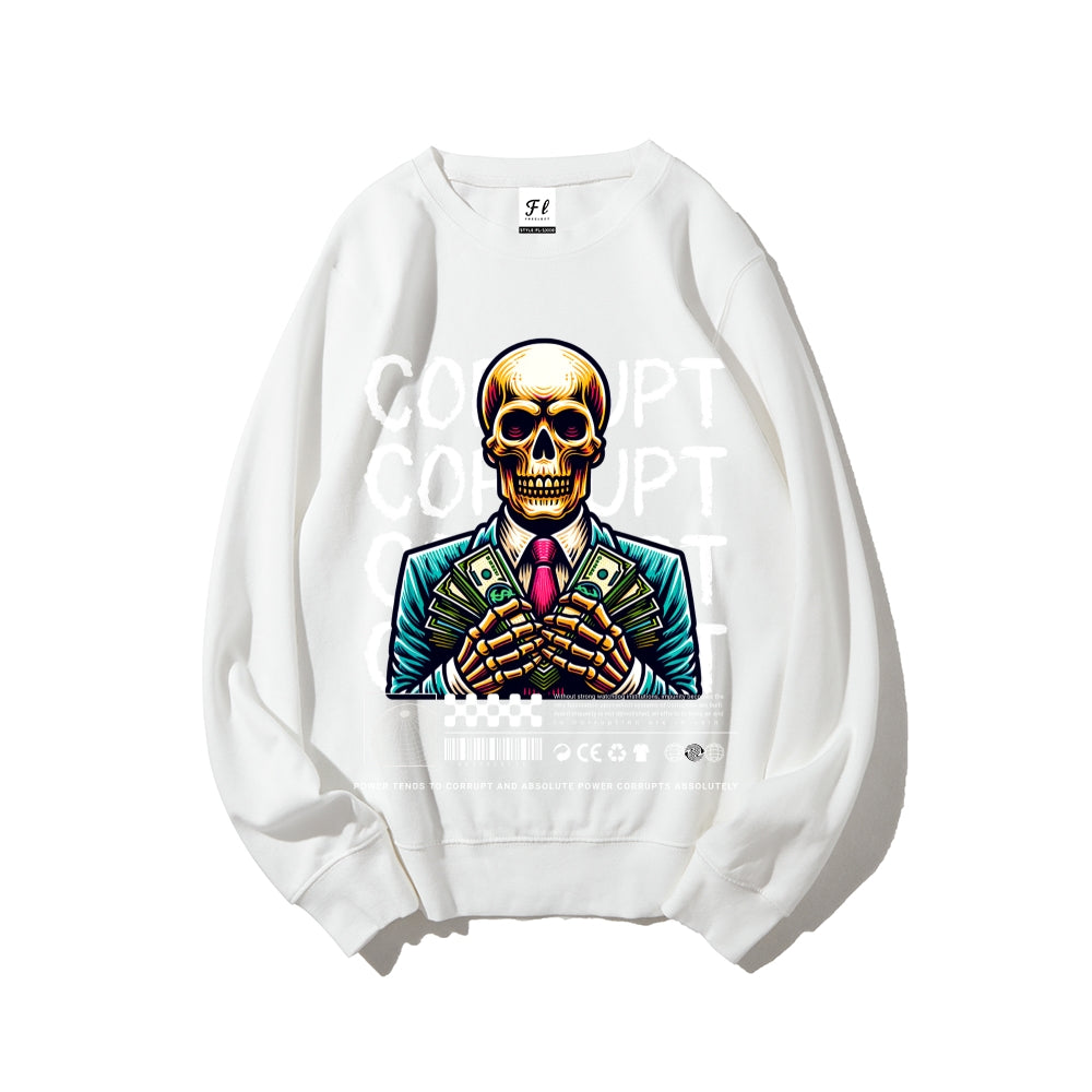 Cotton Crew Neck Sweatshirt