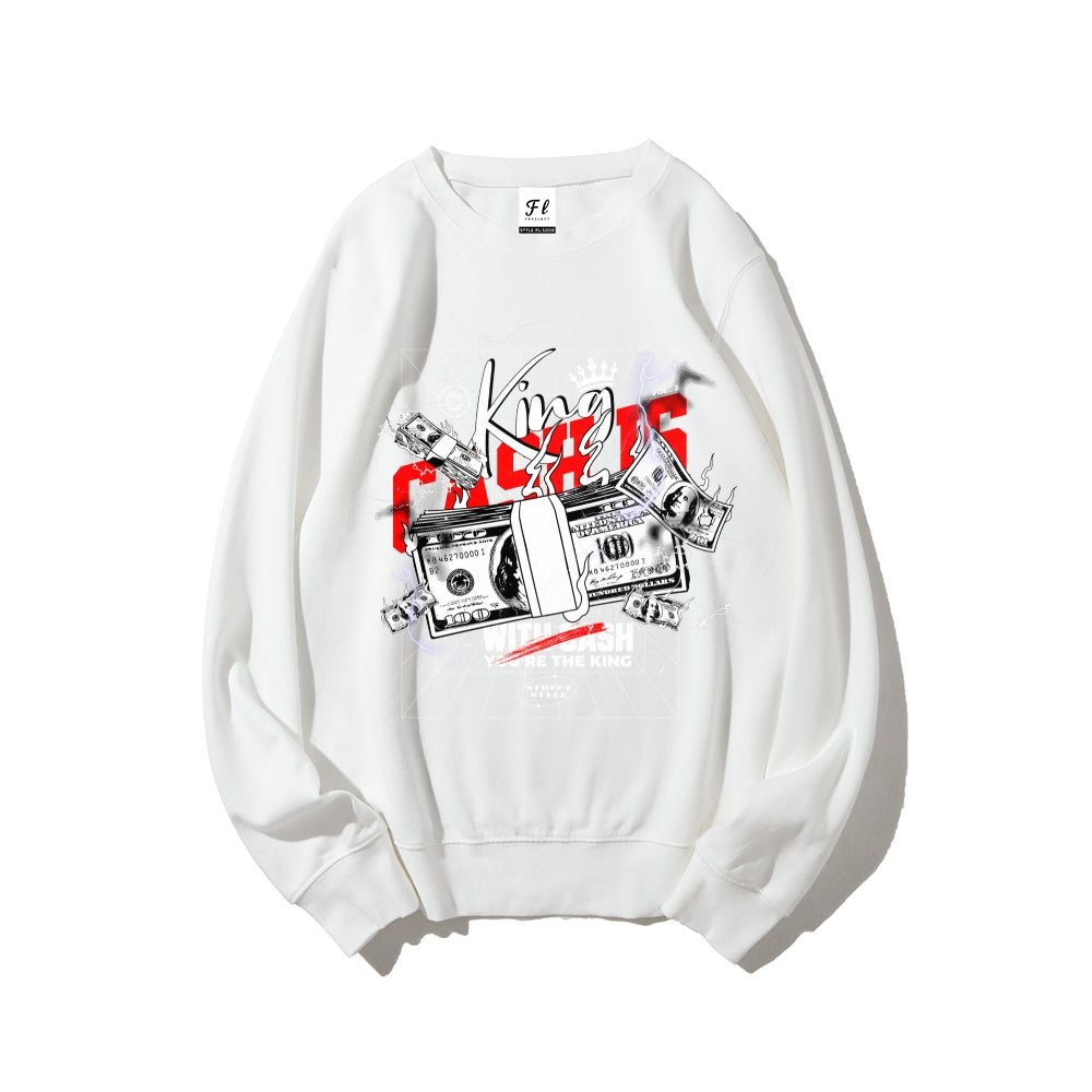 Cotton Crew Neck Sweatshirt