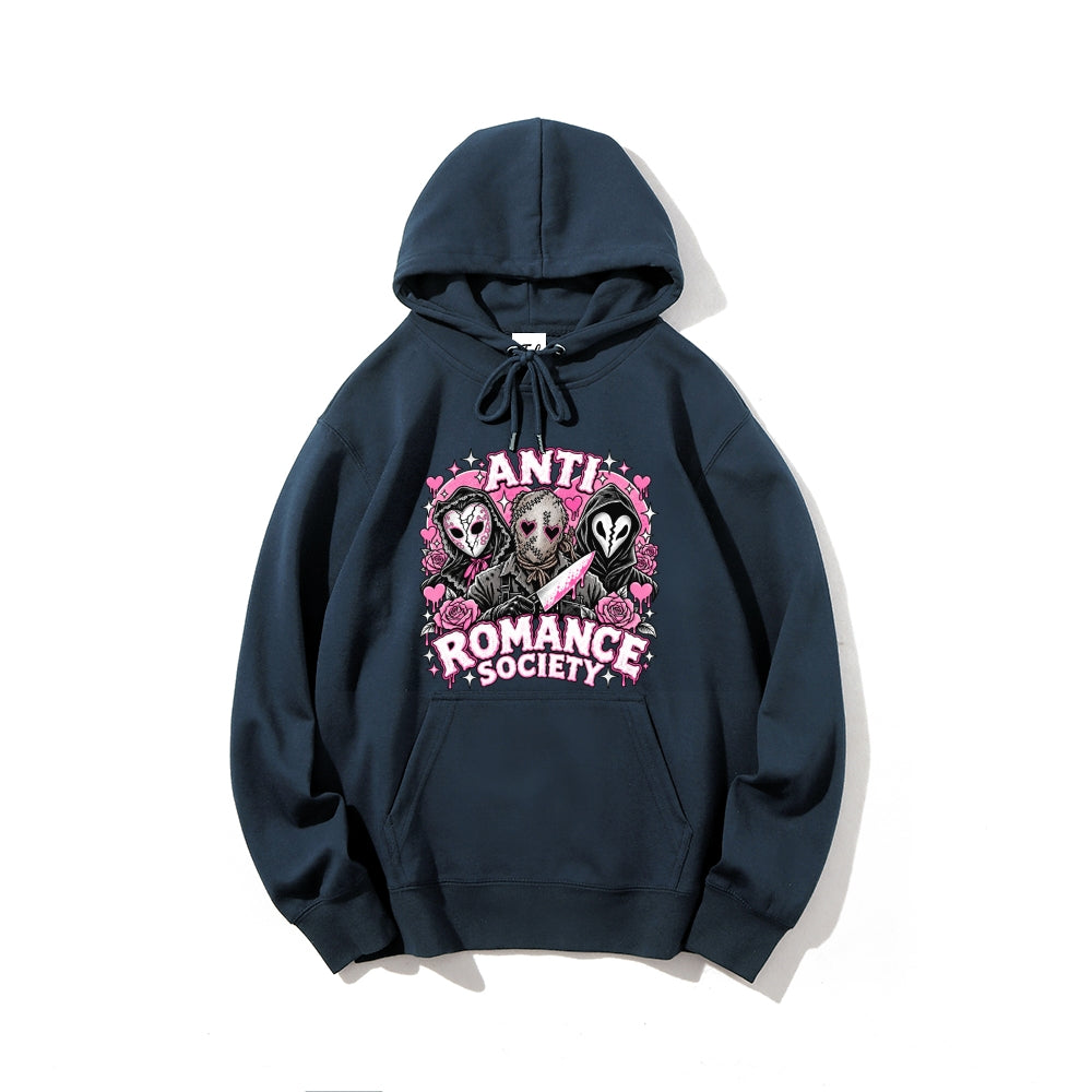 Anti Romance Society Horror Movie Halloween Hoodie