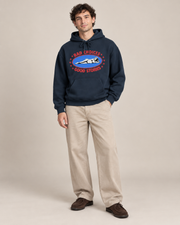 Bad Choices Good Stories Graphic Hoodie – Funny Unisex White Pullover