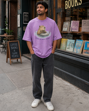 Doing My Best Slowly Capybara Graphic T-Shirt – Cute Relaxed Animal Tee
