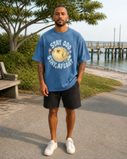 Stay Odd Stay Afloat Pufferfish Graphic T-Shirt – Cute Ocean Lover Tee