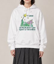 Funny Duck Graphic Hoodie – Unisex White Oversized Pullover