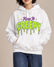 Keep It Creepy Spooky Goth Halloween Hoodie