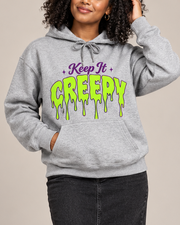 Keep It Creepy Spooky Goth Halloween Hoodie