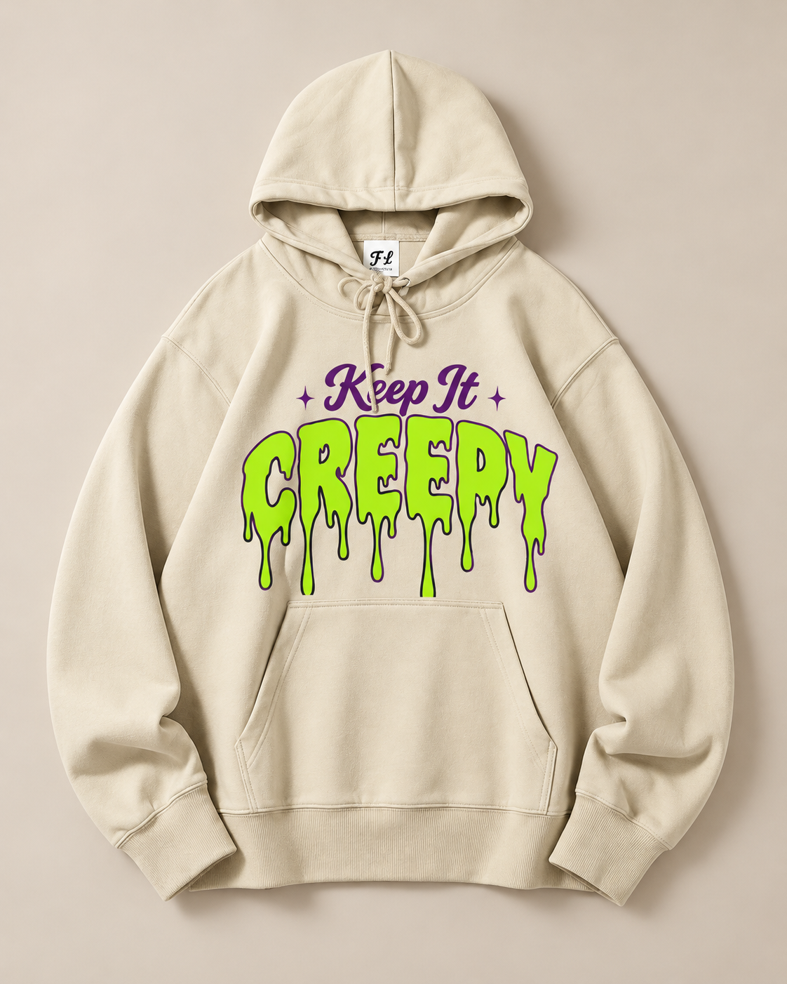Keep It Creepy Spooky Goth Halloween Hoodie