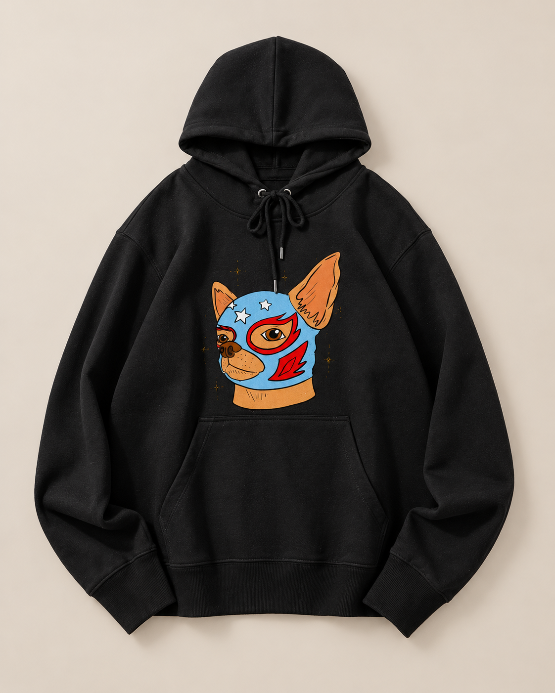 Cute Monster Halloween Graphic Hoodie, Cartoon Spooky Creature Pullover Hooded Sweatshirt, Unisex Fall Streetwear