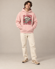Til Death Do Us Party Skeleton Rose Hoodie, Gothic Halloween Horror Graphic Sweatshirt