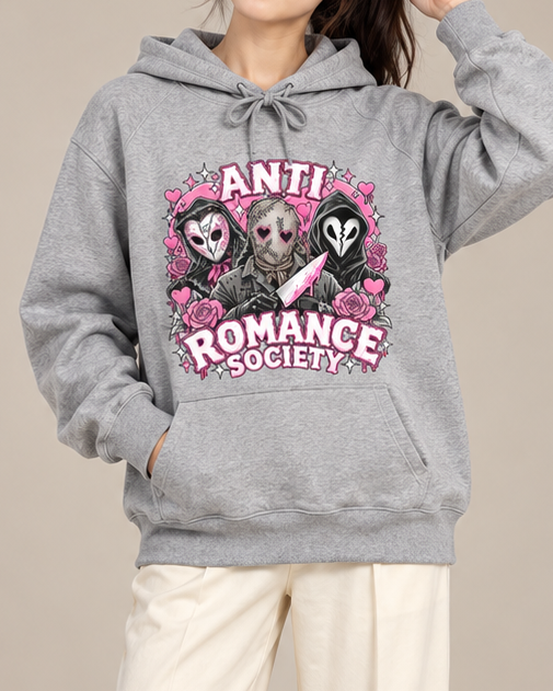 Anti Romance Society Horror Movie Halloween Hoodie