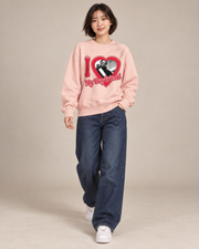 I Love My Boyfriend Michael Myers Crewneck Sweatshirt, Horror Halloween Graphic Pullover