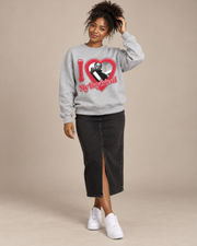 I Love My Boyfriend Michael Myers Crewneck Sweatshirt, Horror Halloween Graphic Pullover