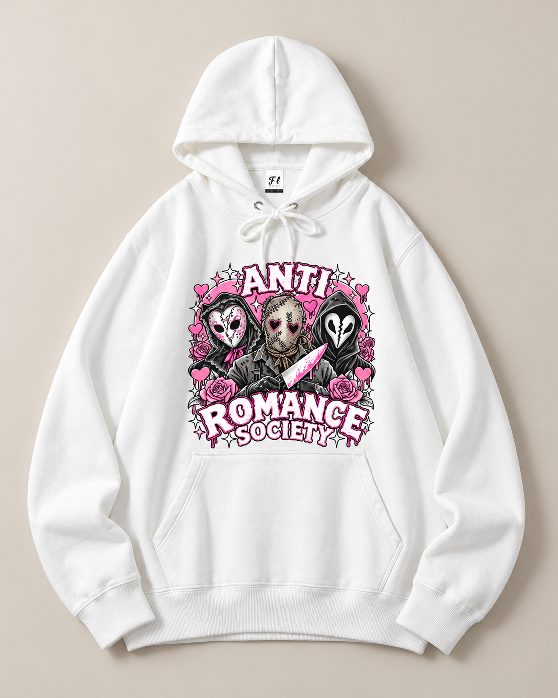 Anti Romance Society Horror Movie Halloween Hoodie