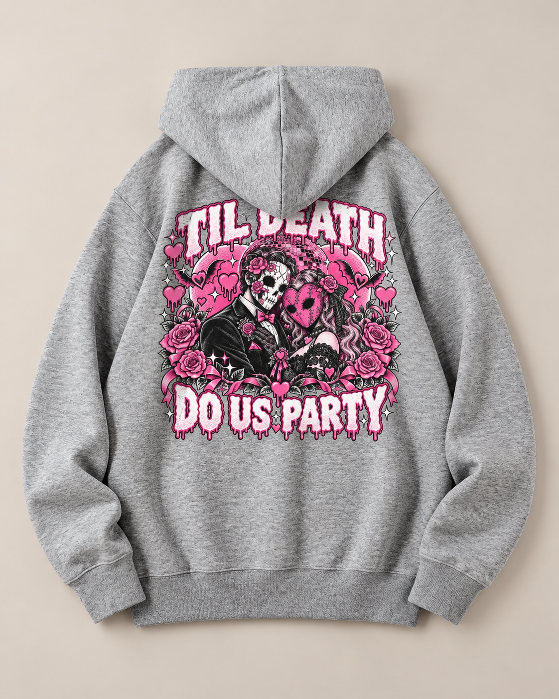 Til Death Do Us Party Skeleton Halloween Hoodie