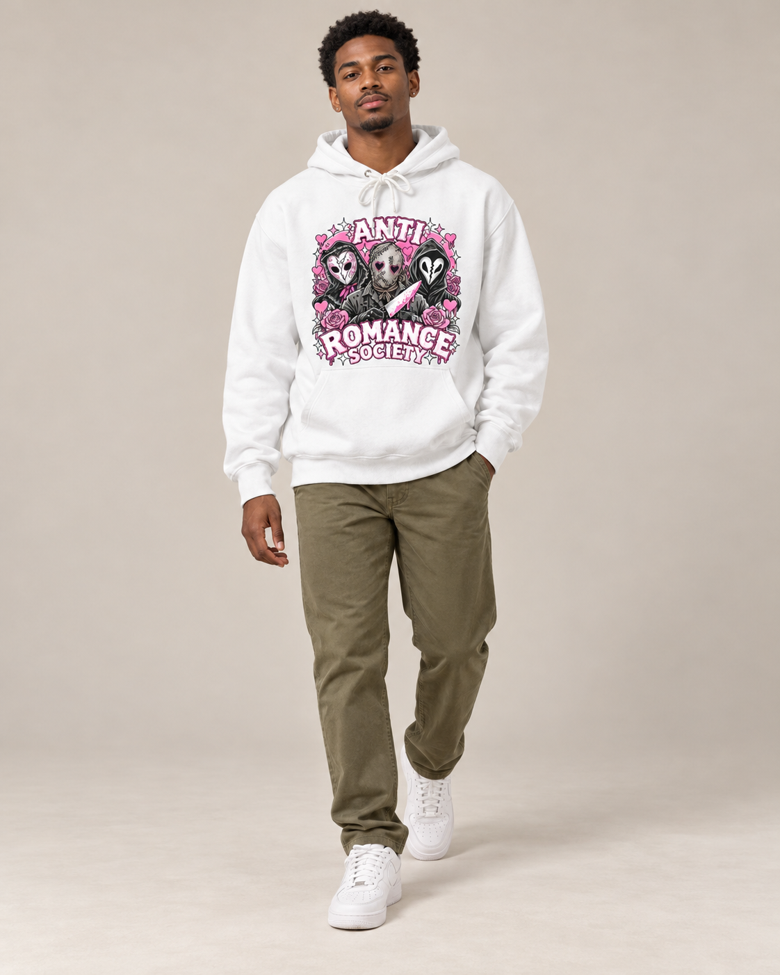 Anti Romance Society Horror Movie Halloween Hoodie